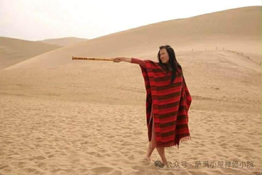 Desert landscape at golden hour